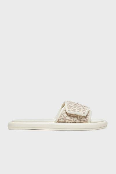 Michael Kors Adjustable Strap Logo Slippers 40S5Skfa1B150 Slippers 40S5Skfa1B 150