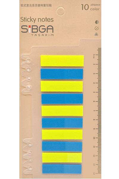 sibga tasarım Transparent Color Postit Post-It Post It. Book Marker Bookmark Postit Sticker Note Paper 200 Sheets