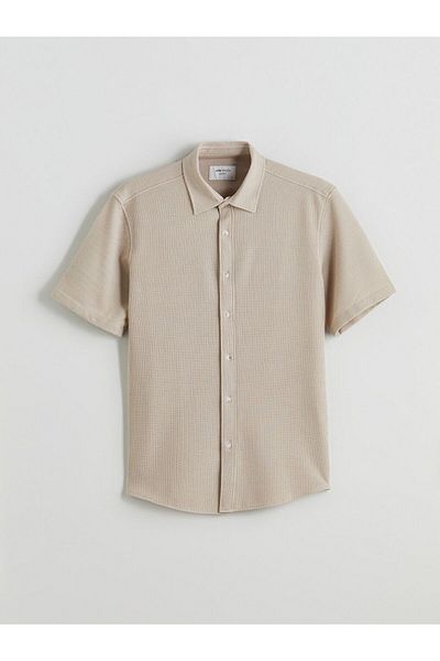 LC Waikiki Ανδρικό πουκάμισο LCW Vision Slim Fit