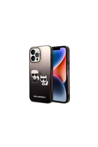Karl Lagerfeld Θήκη iPhone 14 Pro Καρλ Λάγκερφελντ Ντεγκραντέ Καρλ & Σουπέτ Μ...