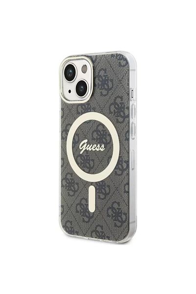 Guess Husa 4g Magsafe Iphone 15 Maro