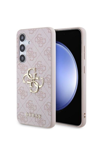 Guess Husa Pu 4g Metal Logo Samsung Galaxy S24 Pink