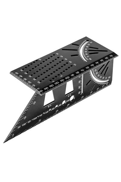 NEO Japanese metal template for three-dimensional measurements, 72x155x215x62 mm, NEO