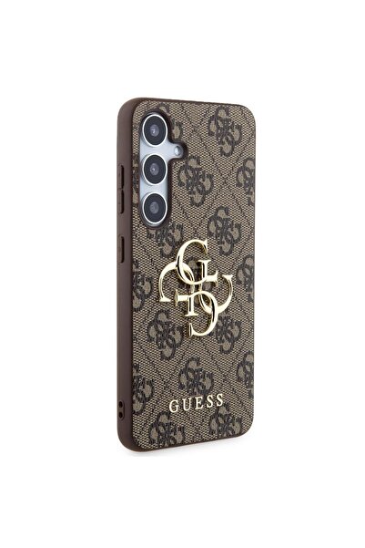 Guess Μεταλλικό λογότυπο Husa PU 4G Samsung Galaxy S24 Plus Maro