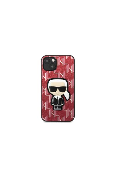Karl Lagerfeld Husa iPhone 13 Karl Lagerfeld Monogram Ikonik Rosu