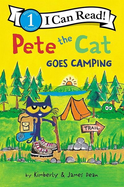 Harper Collins Pete the Cat Goes Camping - I Can Read Level 1