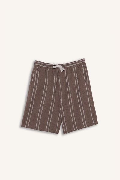 DeFacto Regular Fit Jacquard Bermuda Shorts E0809Ax25Sm