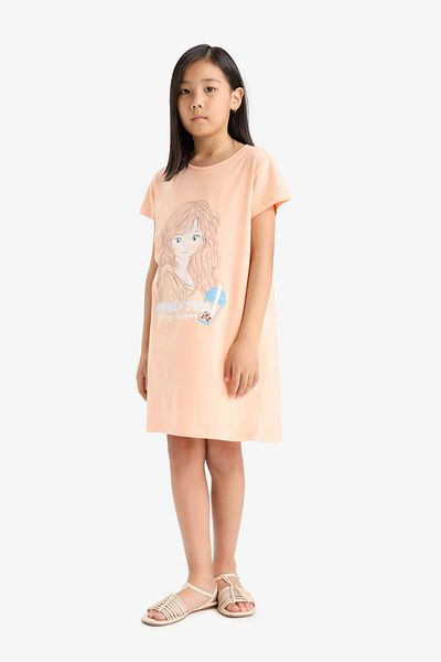 DeFacto Rochie cu maneca scurta pentru fete E0657A825SM