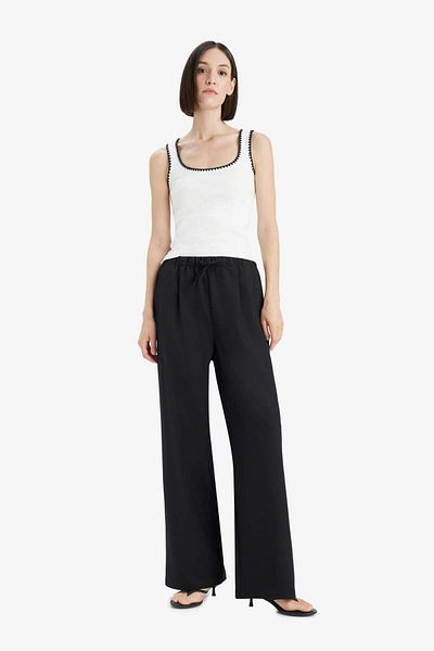 DeFacto Slim Fit Slim Fit Crew Neck Ribbed Undershirt F6276Ax25Sm