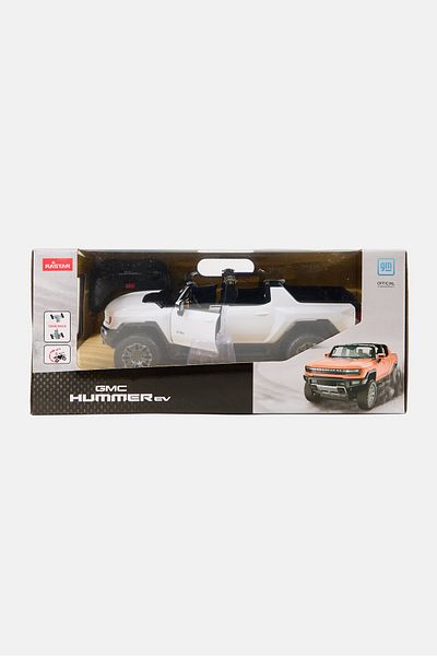 Rastar سيارة GMC Hummer EV RC 1/16، بيضاء