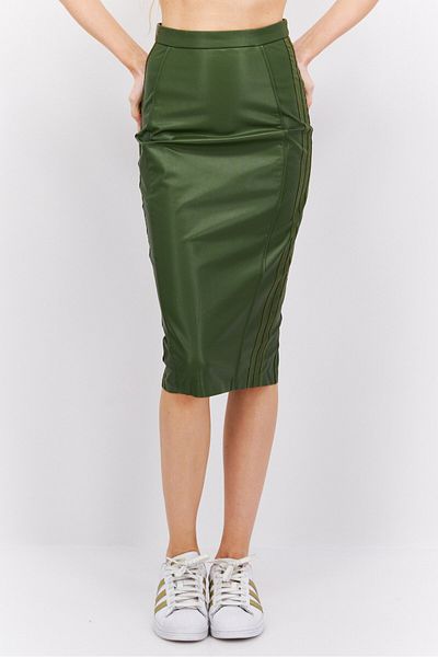 adidas Originals X Ivy Park Women Sportswear Fit Outdoor Midi Skirt, Olive