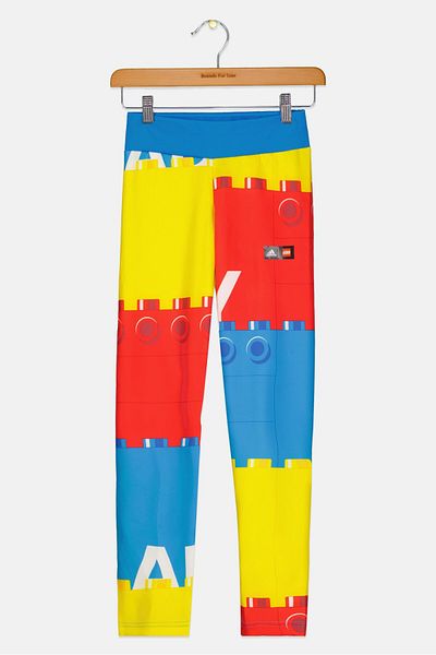 adidas Adidas x LEGO Kids Girl Brand Logo Training Leggings, Multicolor