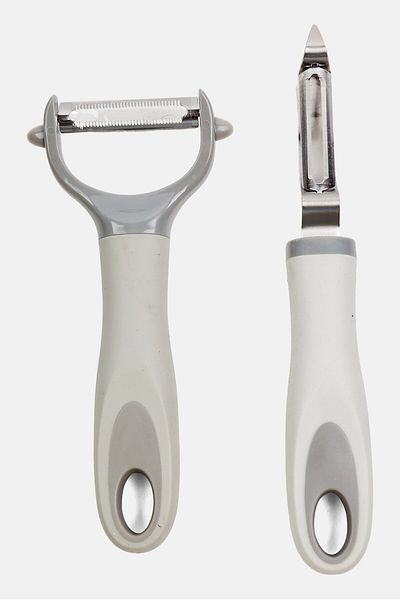 Just Cook 2 Pieces Peeler Set, Grey/Silver