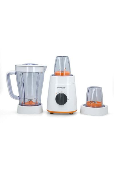 Generic KENWOOD 500W Kitchen Blender with 2 Mills White and Clear 2 Liter OWBLP15.360WH
