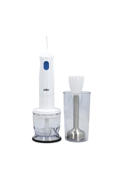 Generic BRAUN Braun 450W 1-Speed EasyTwist MultiQuick Hand Blender Multicolor BRMQ10.201MWH