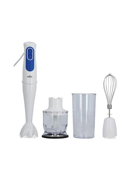 Generic BRAUN Electric Hand Blender with Chopper White 0.35 Liter