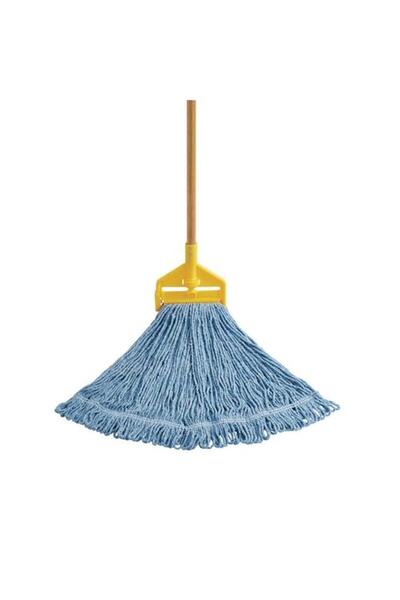Generic Rubbermaid #24 Blended Yarn Mop Head Replacement Refill Blue 1974343
