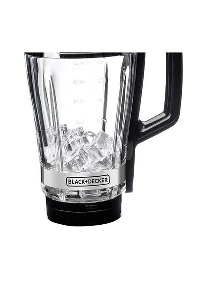 Generic BLACK+DECKER 700W Premium Blender with Glass Jar Silver and Black 1.75 Liter BX650G-B5