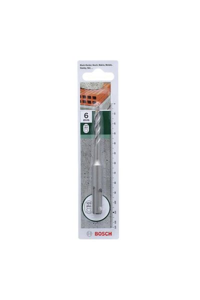 Generic BOSCH SDS Plus Tungsten Carbide Hammer Drill Bit Grey 6 x 110mm JE2 609 255 506