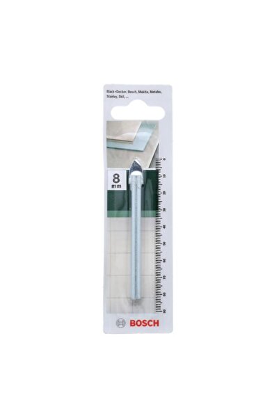 Generic BOSCH Ground Tungsten Carbide Tip Glass and Tile Drill Bit Silver 8 x...