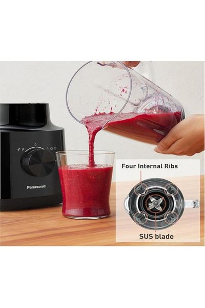 Generic Panasonic 450W 3-Blending Speed Functional Design Blender Black and Clear 1.45 Liter MX-CP3121KTZ