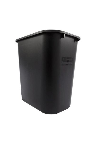 Generic Rubbermaid Medium Trash Can Black 26 Liter