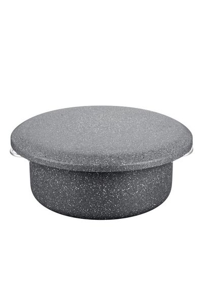 Generic PARFAIT Natural Force Non-Stick Marble Coating Casserole with Lid Grey 28 x 10.5cm TATA-2810