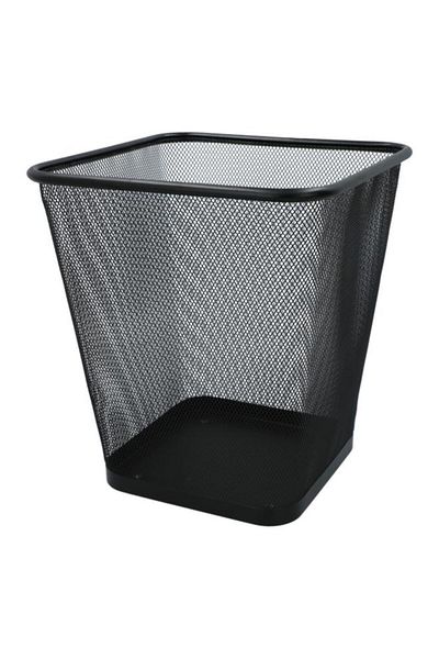 Generic EKO Meshed Elegant and Modern Design Square Trash Can Black 15 Liter