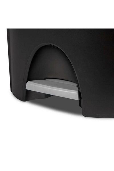 Generic Sterilite Elegant and Modern Design BPA-Free Plastic StepOn Wastebasket Black 6.6 Gallon