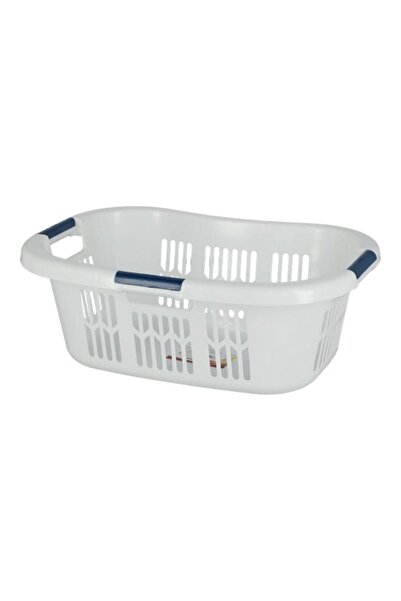 Generic Rubbermaid High Quality Plastic Durable and Portable Hiphugger Laundry Basket White