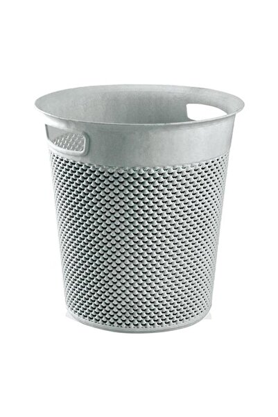 Generic سلة غسيل دائرية بتصميم قطرة من Ucsan رمادية 30 × 28.5 سم M-1085