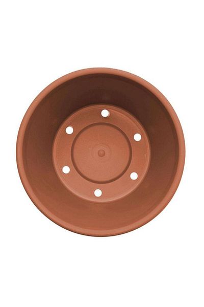 Generic Bloem Tapered Style Weather Resistant Plastic Planter Terracotta 12inch 50012C