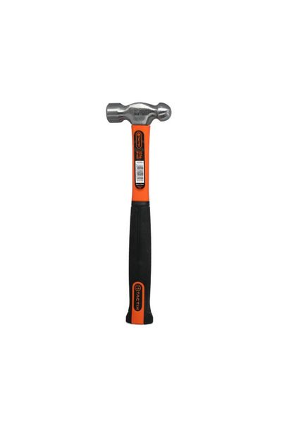 Generic Tactix Forged Steel Ball Pein Hammer with Non-Slip Fiberglass Handle Multicolor