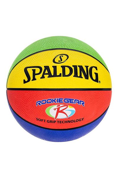 Generic SPALDING Sturdy Rookie Gear Soft Firm Grip Technology Basketball Multicolor 27.5inch 71144