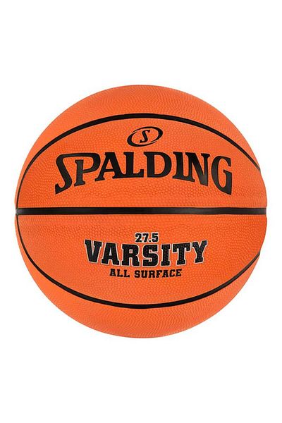 Generic SPALDING Varsity All SurfHigh-Quality Outdoor Basketball Orange and Black 27.5 Inch