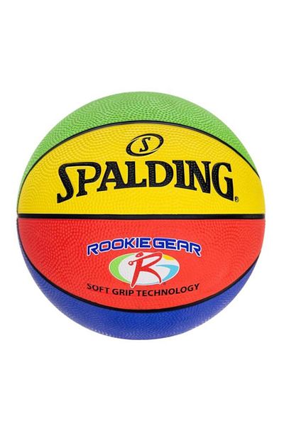 Generic SPALDING Sturdy Rookie Gear Soft Firm Grip Technology Basketball Multicolor 27.5inch 71144