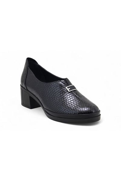 Beety 561 Genuine Leather Heeled Women's Shoes