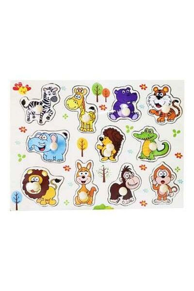 HALAMODO Wooden Animal Educational Toy 30x1x22cm
