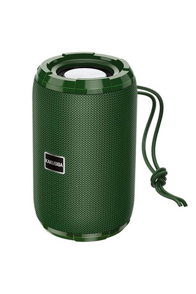 REDz Accessories Portable Speaker KSC-601, 1200mAh Battery, BT 5.0, Carrying Strap, 4 Hours Battery Life, Khaki