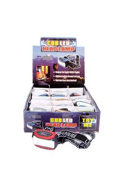 Generic مصباح أمامي LED COB من Diamond Vision، 18 قطعة، بألوان متنوعة