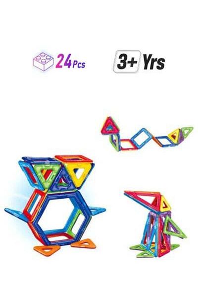 HALAMODO 22-1386307 24-Piece Block Magical Magnet Set 24 3+ Years