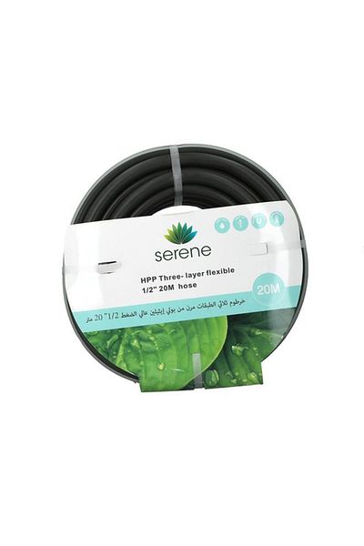 Generic خرطوم حديقة مرن مقاوم للأشعة فوق البنفسجية والتآكل من DAYE، أخضر، 1/2 بوصة × 20 متر، 1/2 DY5130 AZURITE