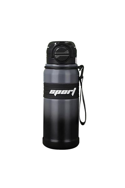SKYDDAR INNOVATION Cană termos, fără BPA, rezistentă la rugină și scurgeri, reutilizabilă, oțel inoxidabil, 680 ml, THM9 - Neagră