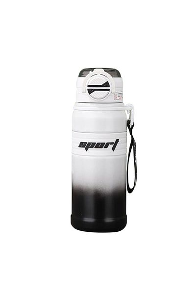 SKYDDAR INNOVATION Cană termos, fără BPA, rezistentă la rugină și scurgeri, reutilizabilă, oțel inoxidabil, 680 ml, THM9 - Albă