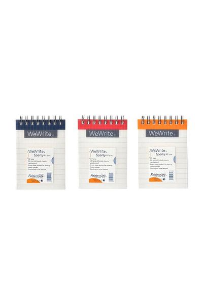 Generic Foldermate 24-Piece 80GSM Ruled A7 Spiral Notebook with Removable Ruler Multicolor FE-4228-ASS