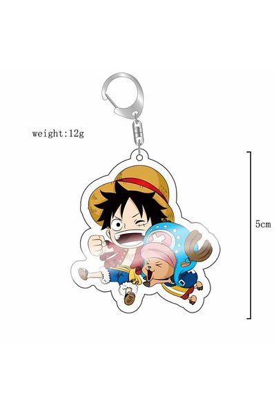 BANDAI 21 25 Style Anime One Piece Luffy Zoro Sanji Nami Ussop Chopper Franky Brook Law Ace Acrylic Keychai