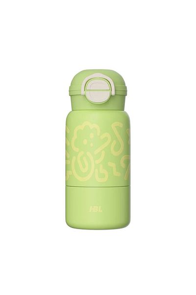 SKYDDAR INNOVATION Cană termos pentru copii, rezistentă la rugină și scurgeri, reutilizabilă, oțel inoxidabil, 520 ml, THM8 - Verde