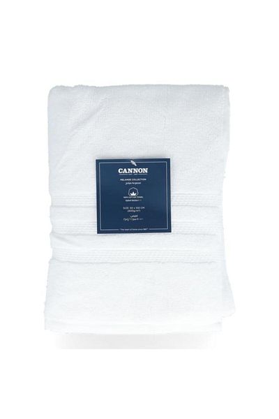 Generic Cannon Melange Collection Cotton FTowel White 50 x 100cm CN MS50X100-WHTD