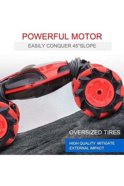 HALAMODO Deformable Off Road Rc Stunt Car With Colouful Light And Cheerful Music For Kids 38.5x28.8x15cm