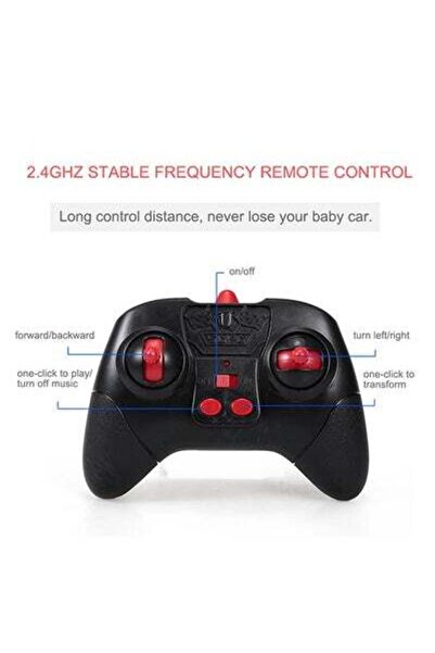 HALAMODO Deformable Off Road Rc Stunt Car With Colouful Light And Cheerful Music For Kids 38.5x28.8x15cm